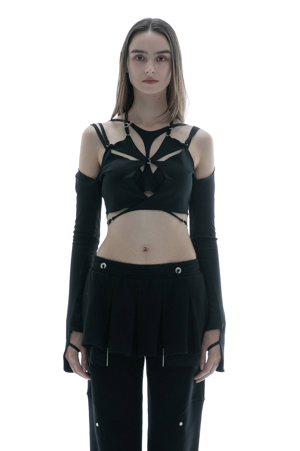 THEREDTHREAD / ザレッドスレッド】S slit fit tops petal