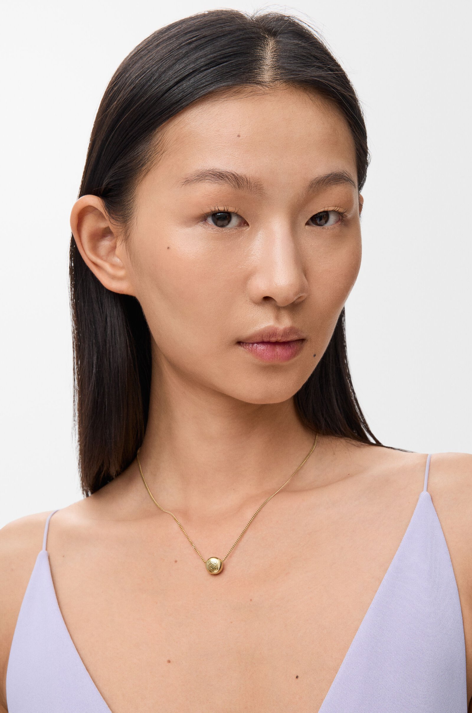 ペブル ネックレス（スターリングシルバー） ゴールド - LOEWE Japan