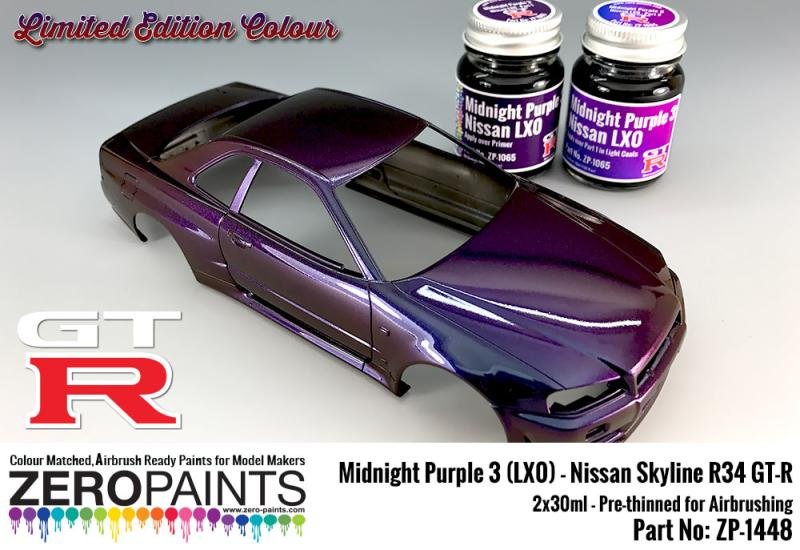 Midnight Purple 3 - LX0 Nissan GT-R R34 2x30ml (Limited Edition