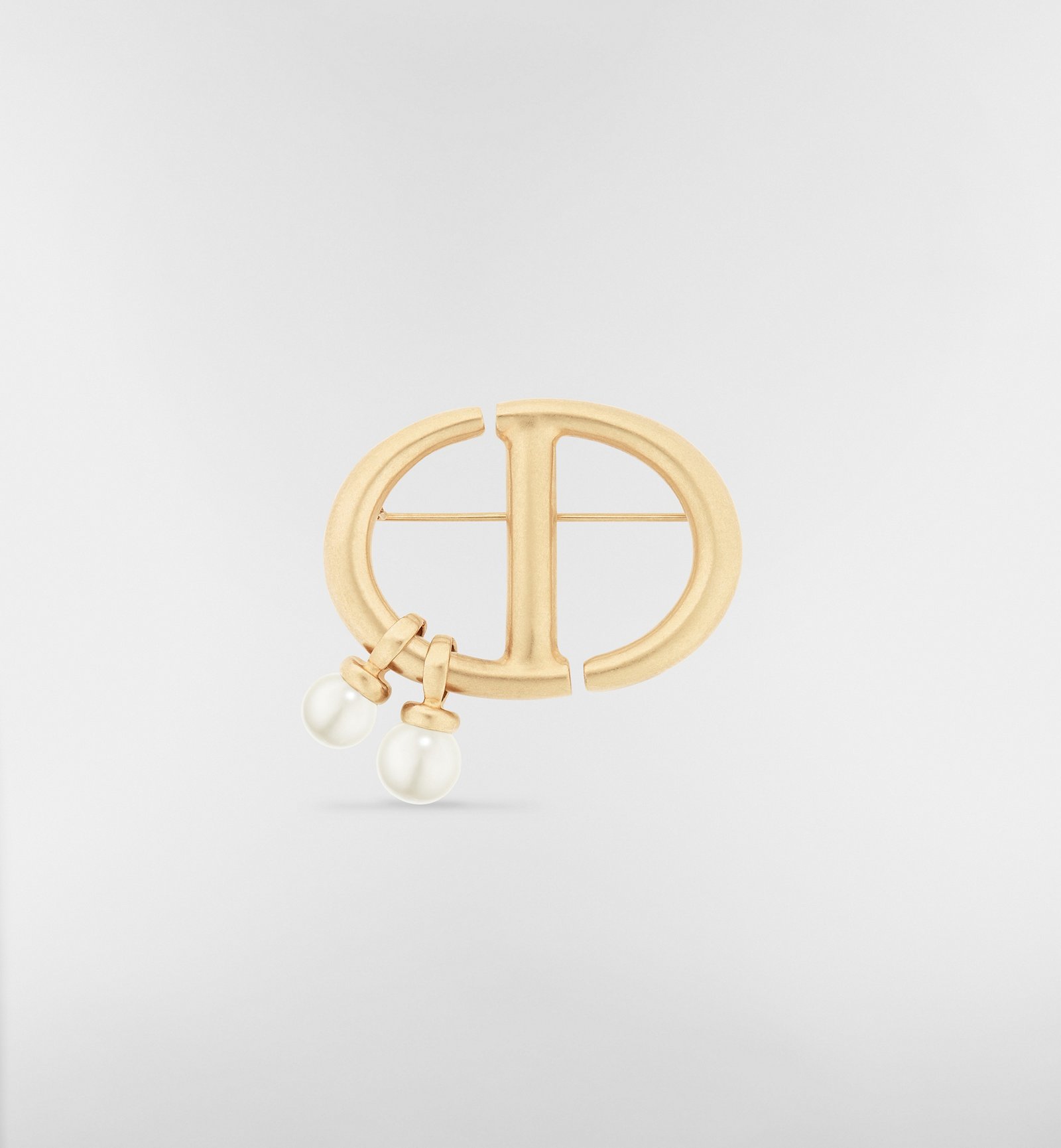 DIOR | CD Navy ブローチ メタル & レジンパール