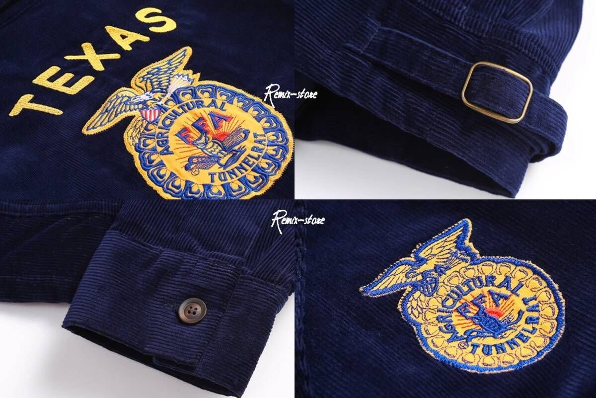 ☆オールドファン アメリカン 復刻 FFA 刺繍コーデュロイ バーン