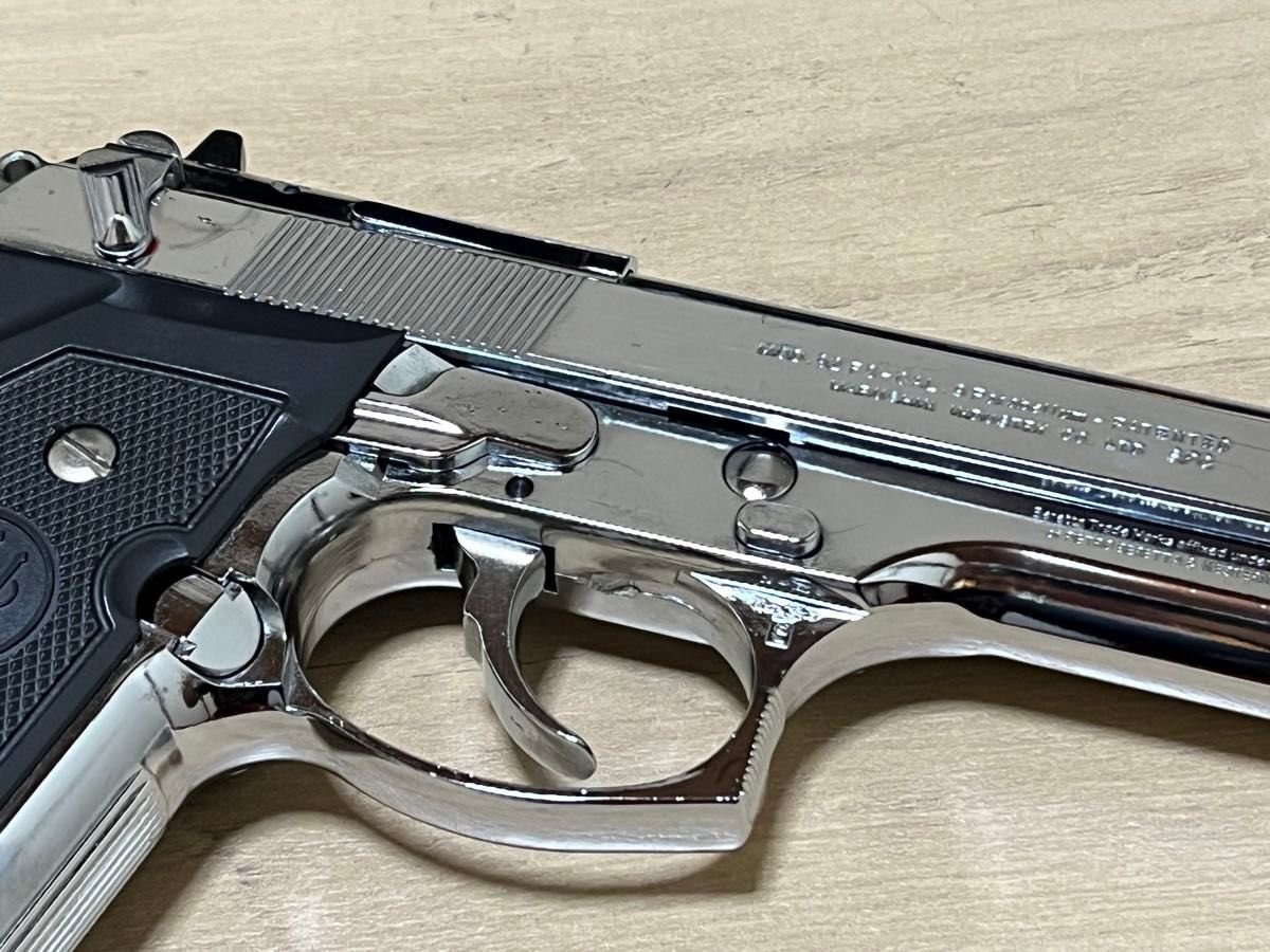 マルシン 発火式モデルガン M92F シルバーメッキ 鏡面仕上げ 未発火