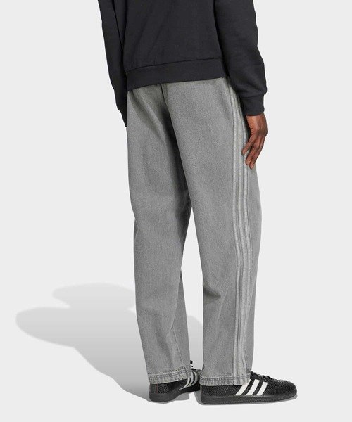 adidasアディカラー ルーズ トラックパンツ デニム ストーン