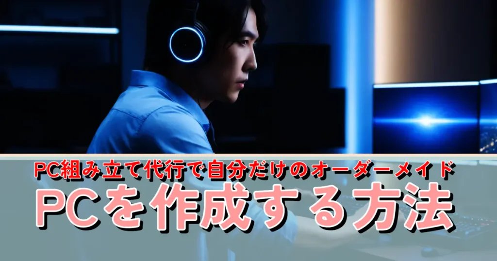 PC組み立て代行で自分だけのオーダーメイドPCを作成する方法 | BTO PC
