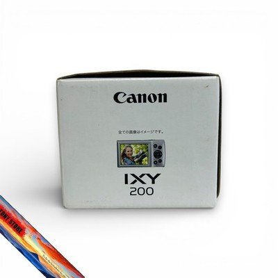 Canon PowerShot IXY 200 20MP Compact Digital Camera - Silver for