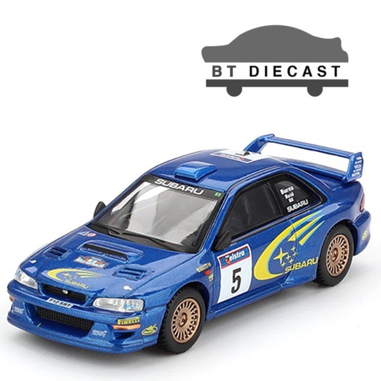 MINI GT SUBARU IMPREZA WRC 99 #5 1/64 WINNER 1999 RALLY AUSTRALIA