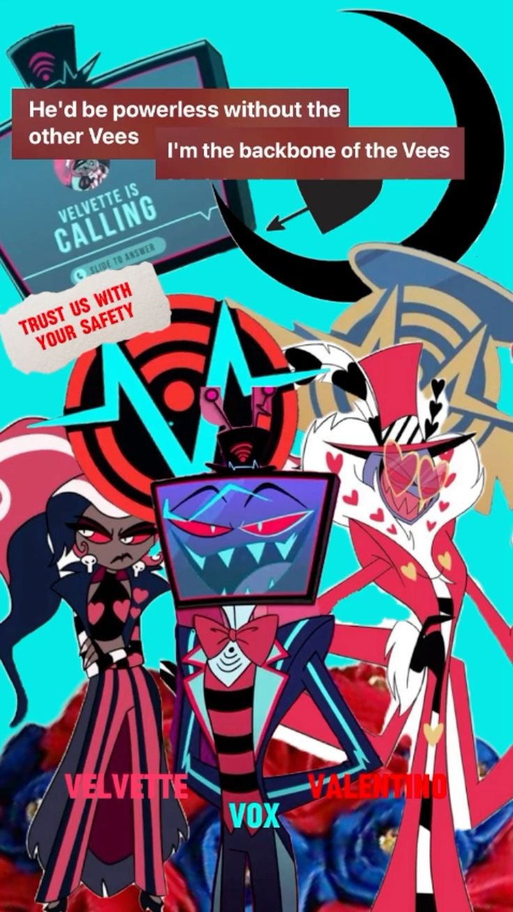Hazbin Hotel The Vees ポスター ハズビンホテル Hazbinhotel VEES