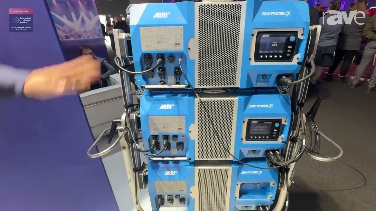 ISE 2025: ARRI Presents SkyPanel X23 Modular LED Panel - YouTube