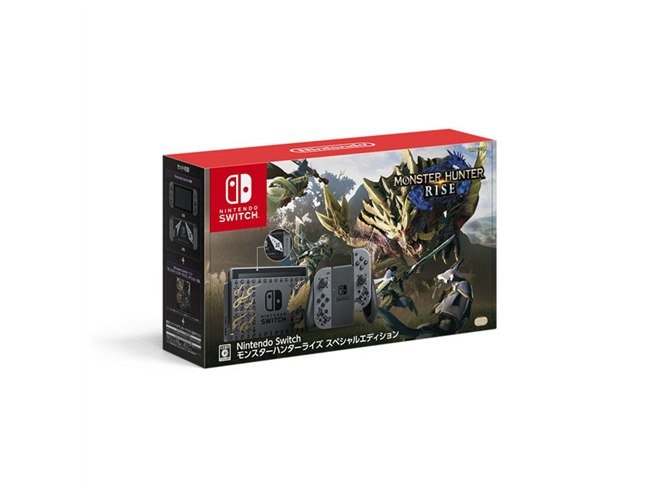 任天堂、モンスターハンターライズ特別仕様の「Nintendo Switch」を3