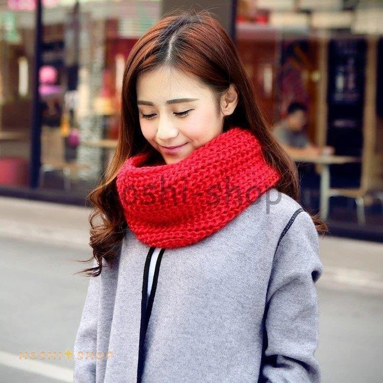 スヌード レディース メンズ ニット マフラー ネックウォーマー