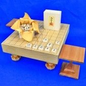 足付将棋盤セット | 将棋盤碁盤駒碁石等販売の大阪の将棋囲碁専門店将碁屋