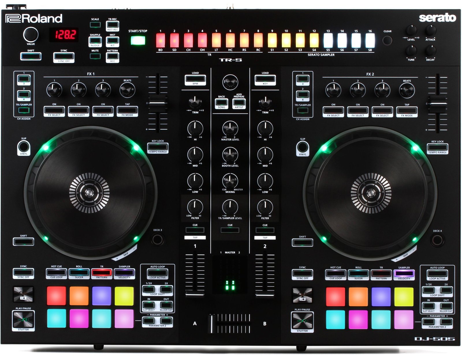Reloop BeatPad 2 2-deck DJ Controller for Algoriddim DJAY 2