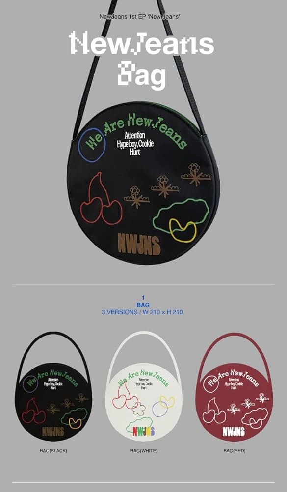 NEWJEANS New Jeans Debut 1st EP Album Limited Bag Version BLACK
