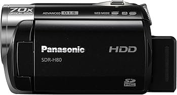 Amazon.com: Panasonic SDR-H80 SD and HDD Camcorder (Black