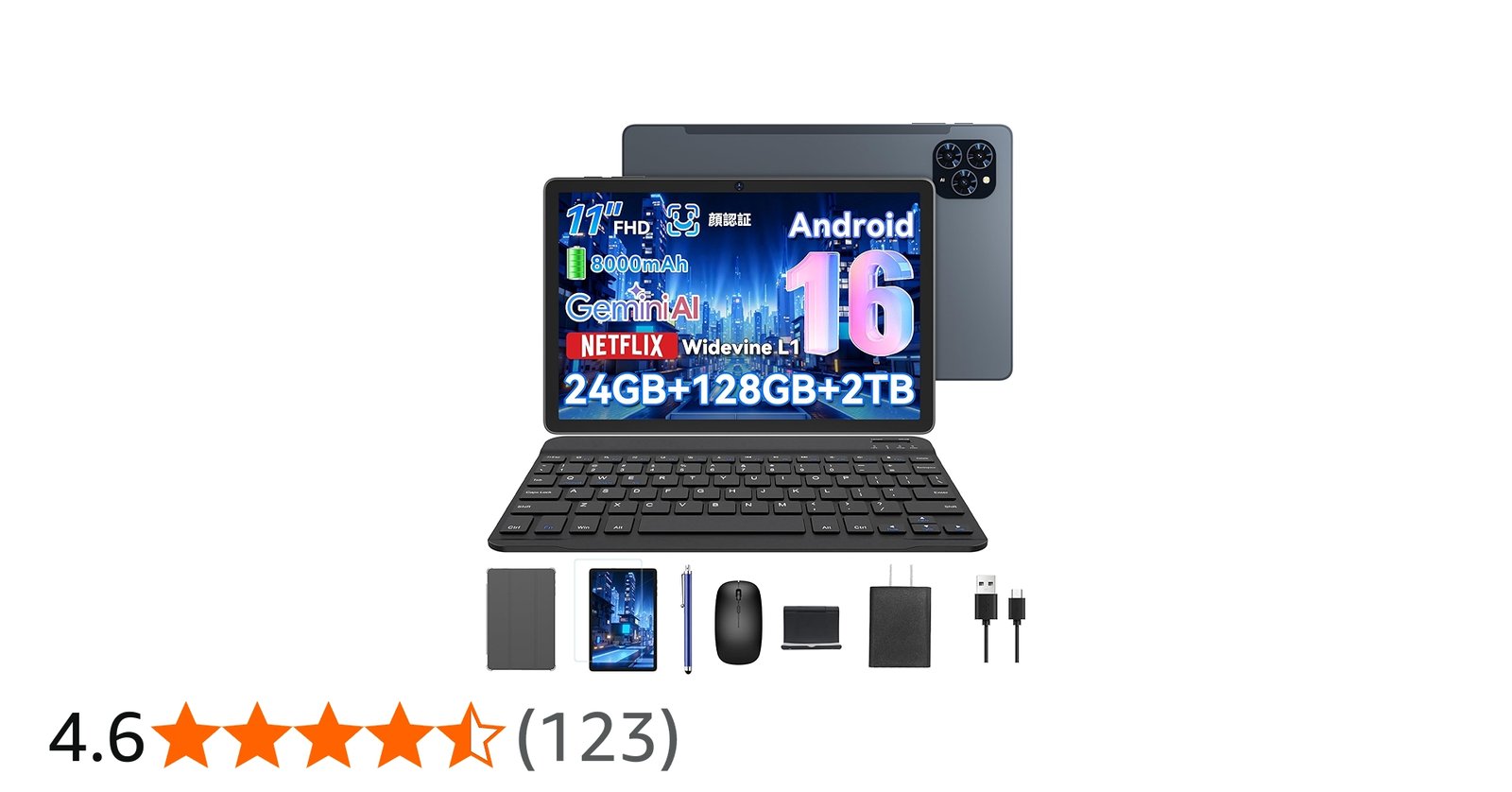 Amazon.co.jp: 【2026新登場 Android16 タブレット 11インチ 】TABWEE