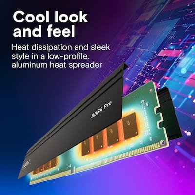 Crucial Pro 32GB Kit (2x16GB) DDR4 3200MHz C22 UDIMM Desktop