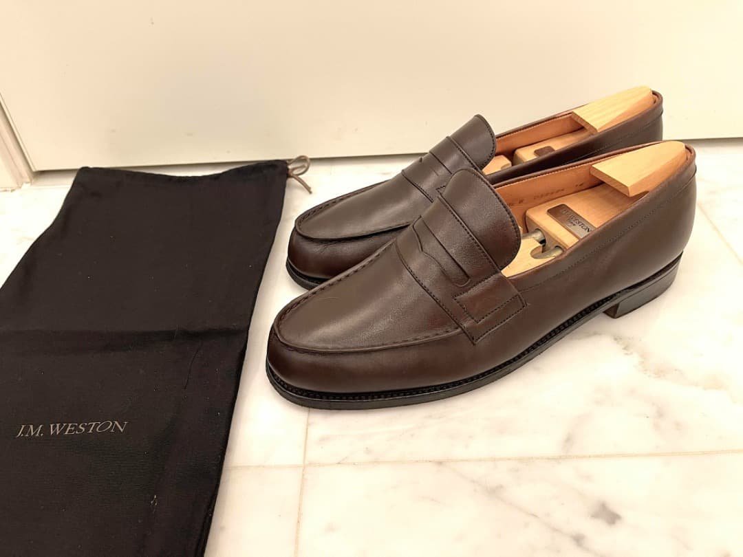 J.M.weston #180ローファー　8.5B タンブラウン　修理歴なし