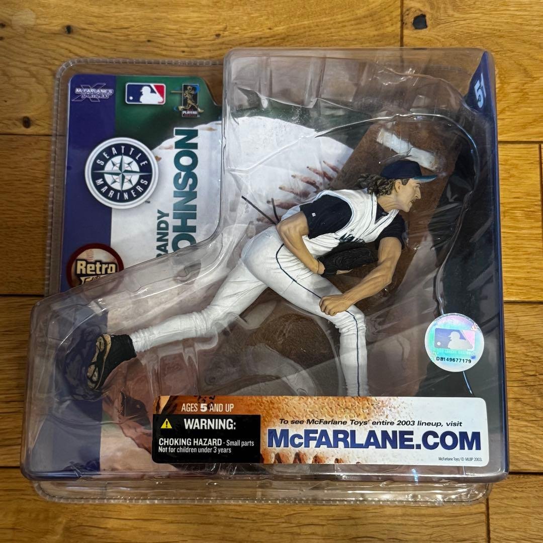 スポーツ Randy Johnson Retro Action Figure Amazon.co.jp: タカラ MLB ホットファイト2 大リーグ ランディ