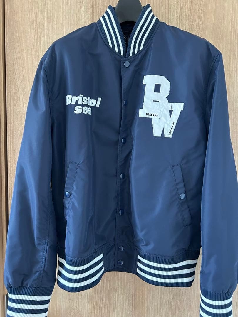 FCRB × WIND AND SEA ウィンダンシー　スタジャン　Lサイズ 中古・古着通販】WIND AND SEA (ウィンダンシー) 袖レザースタジャン