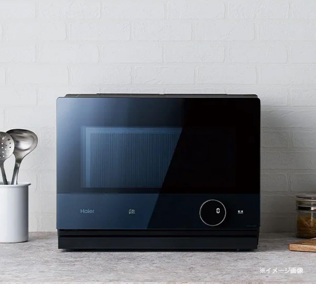 【新品未使用】ハイアール JM-WFVH26A-K 26L Milaly ハイアール JM-WFVH26A-K オーブンレンジ Milaly ブラック|エディオン