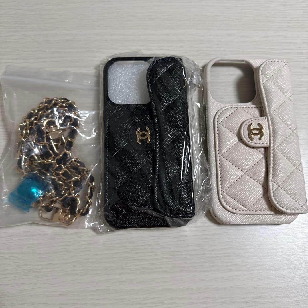 CHANEL iPhone16PROケース 2点セット アイフォン17/17air ケース シャネル スマホケース iphone16/16pro