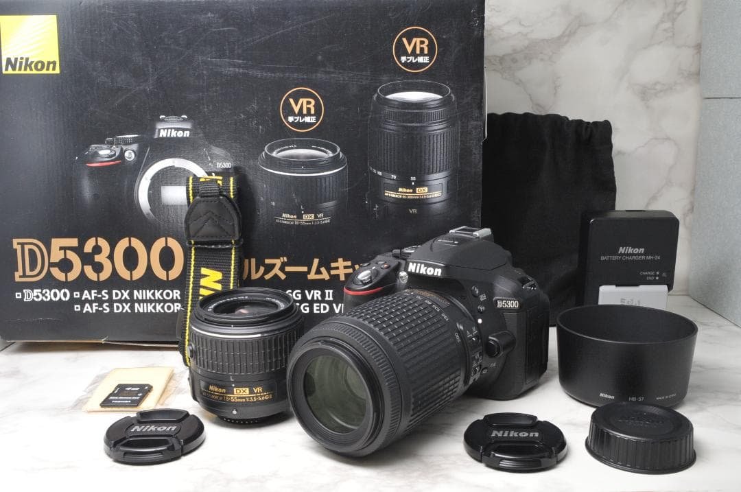 Nikon D5300⭐️ダブルレンズ Wi-Fi スマホ転送 高画質 - メルカリ