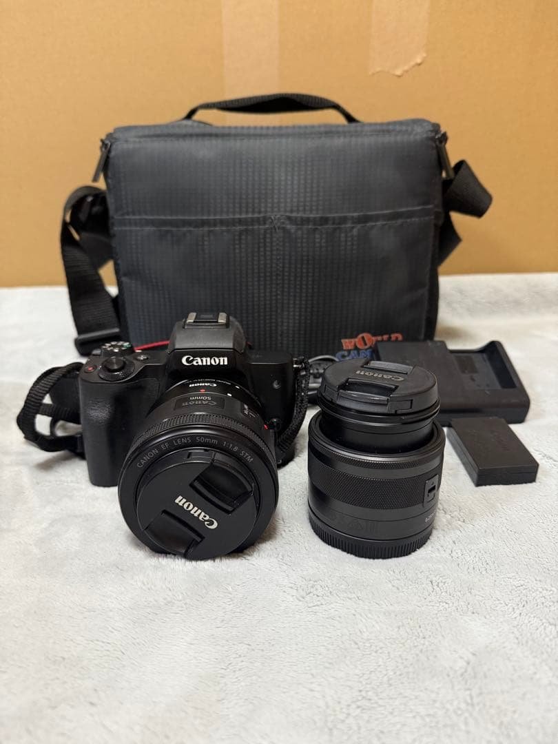Canon EOS M50 ミラーレス一眼 カメラセット Amazon | カメラ EOS M50 Mark II ミラーレスデジタル一眼レフ 15-45mm