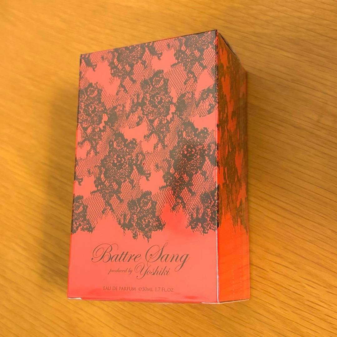 新品未開封YOSHIKI香水BattreSangバトゥサン50mlXJAPAN YOSHIKI（X JAPAN）プロデュースの香水『Battre sang（バトゥ サン