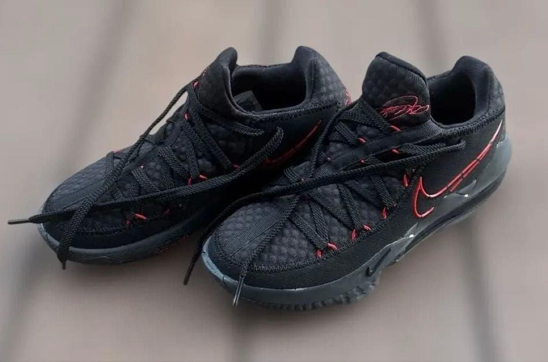 【新品未使用】NIKE LEBRON 17 LOW 25.5cmブラック／レッド NIKE LEBRON 17 LOW BRED price €159.00 | Basketzone.net