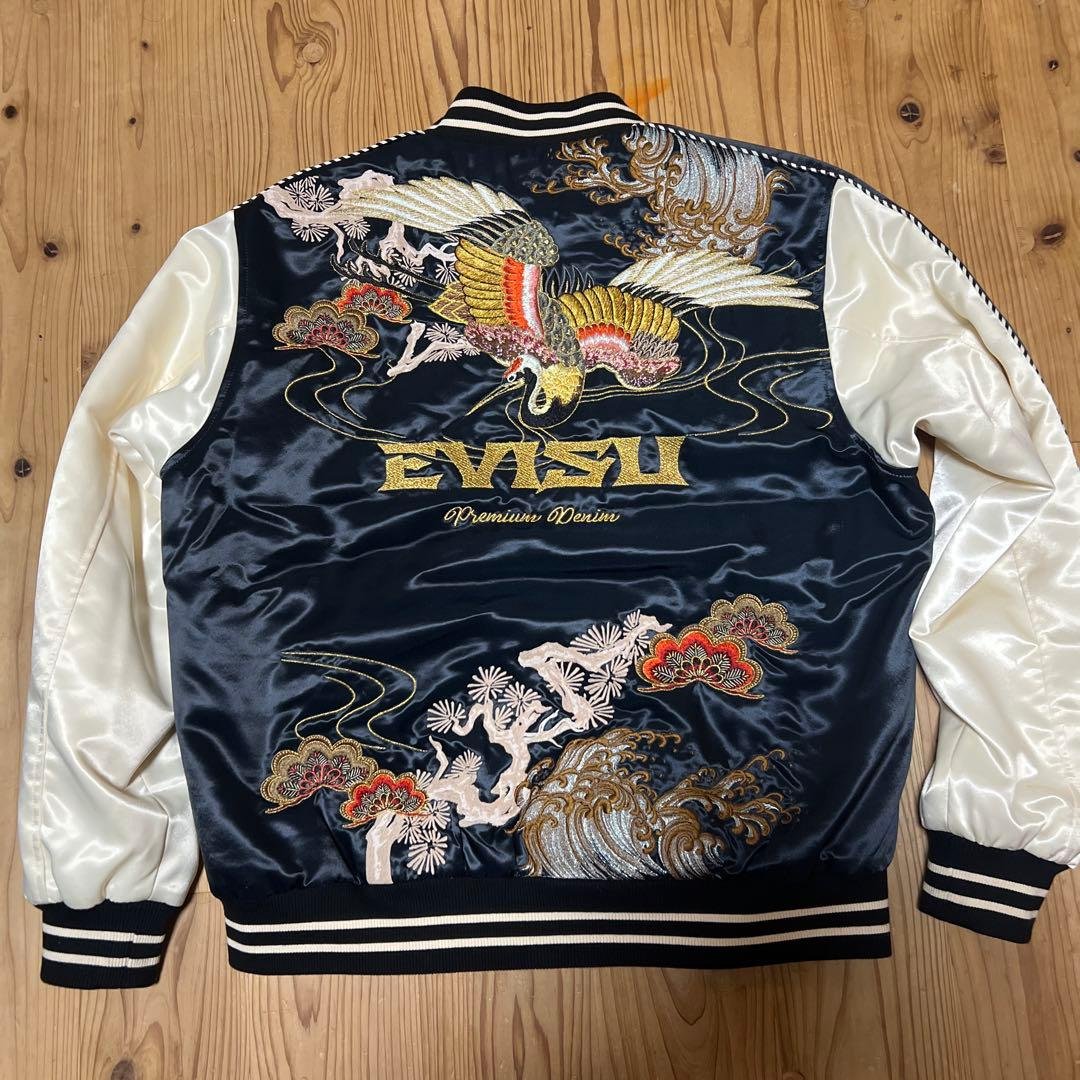 EVISU スカジャン エヴィス Lサイズ - メルカリ