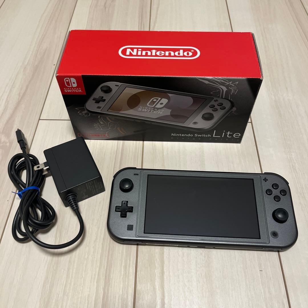 Nintendo Switch Lite本体、充電器、箱 Nintendo Switch 本体 グレー 充電器・ケース付き