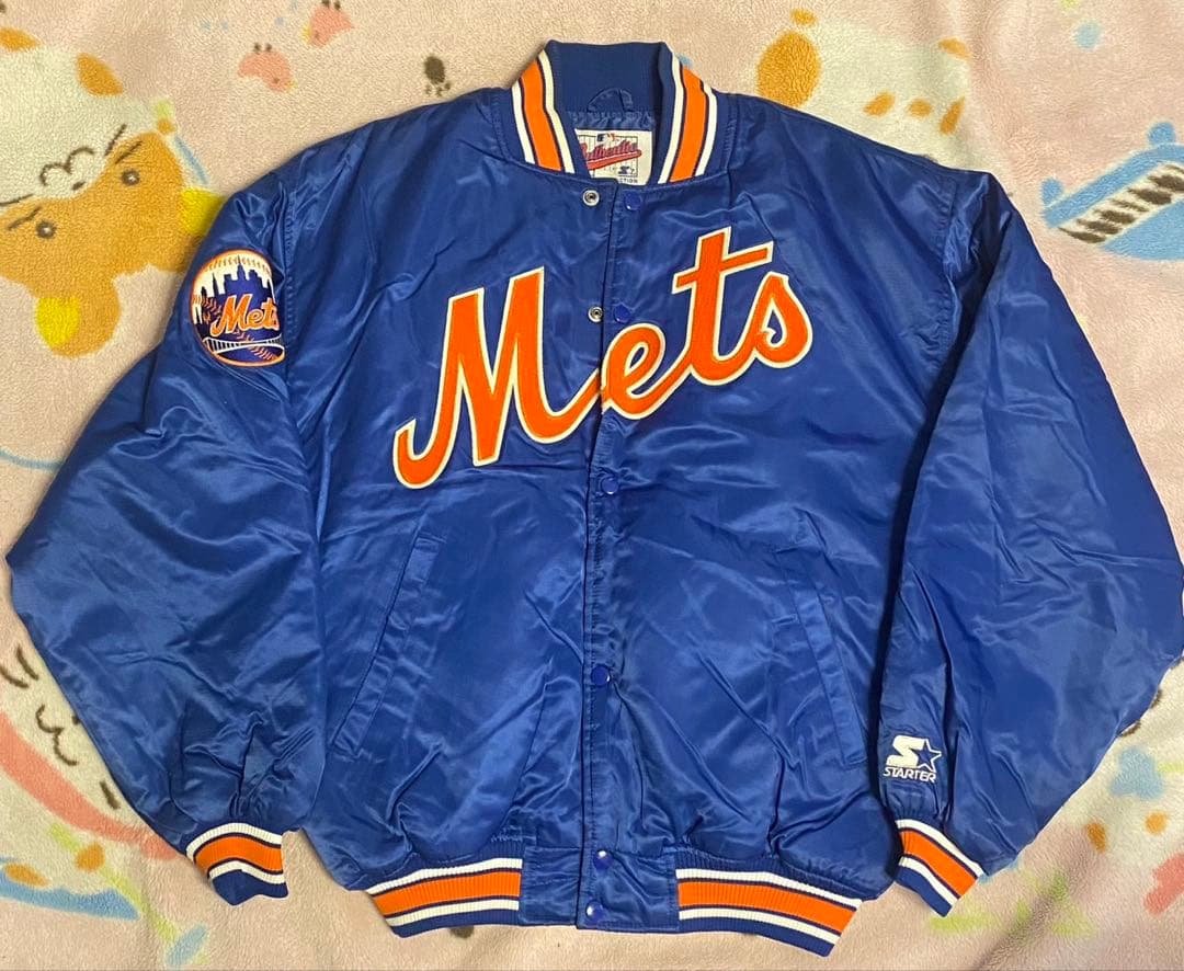 New York Mets スタジャン STARTER 楽天市場】STARTER NEW YORK METS SATIN VARSITY JACKET (LS85A664