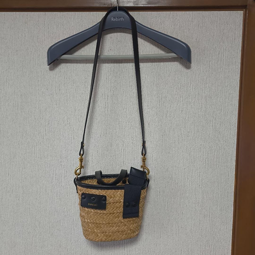 sacai ストロー ショルダーバッグ　Hybrid Marche Micro サカイ - sacai | Hybrid Marche Micro-Black-Fの通販 | RESTIR リステア