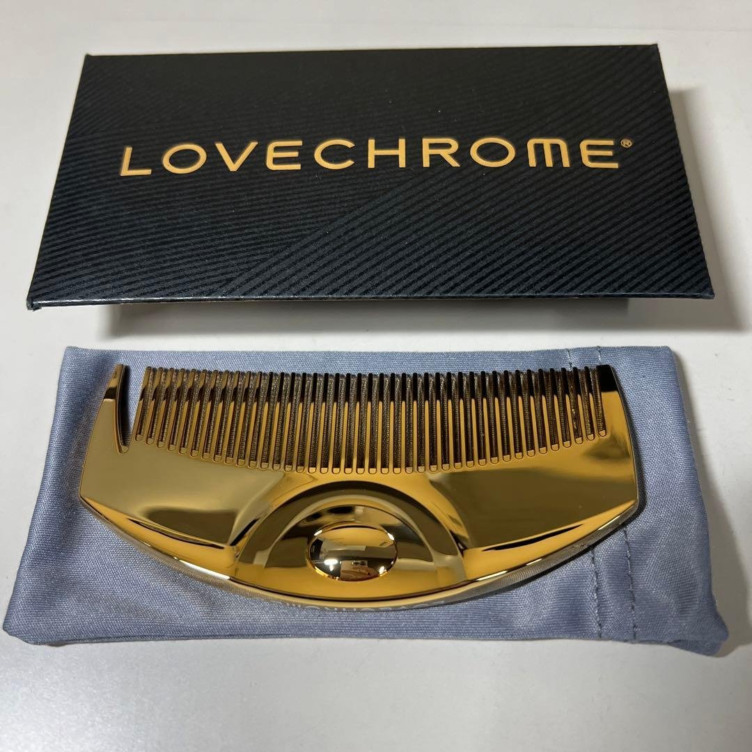 G699 LOVECHROMEラブクロム(R)K24GPツキ ゴールド美髪コーム 6082774302_0c85b3f5-6148-4e6a-