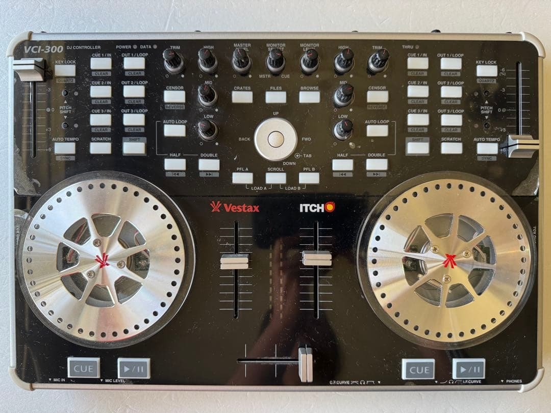 オマケ! アルミ手裏剣ジョグ!Vestax VCI-300 DJコントローラー Vestax/VCI-300/300MKIIカスタムジョグホイール/SHURIKEN-BIKE (2枚