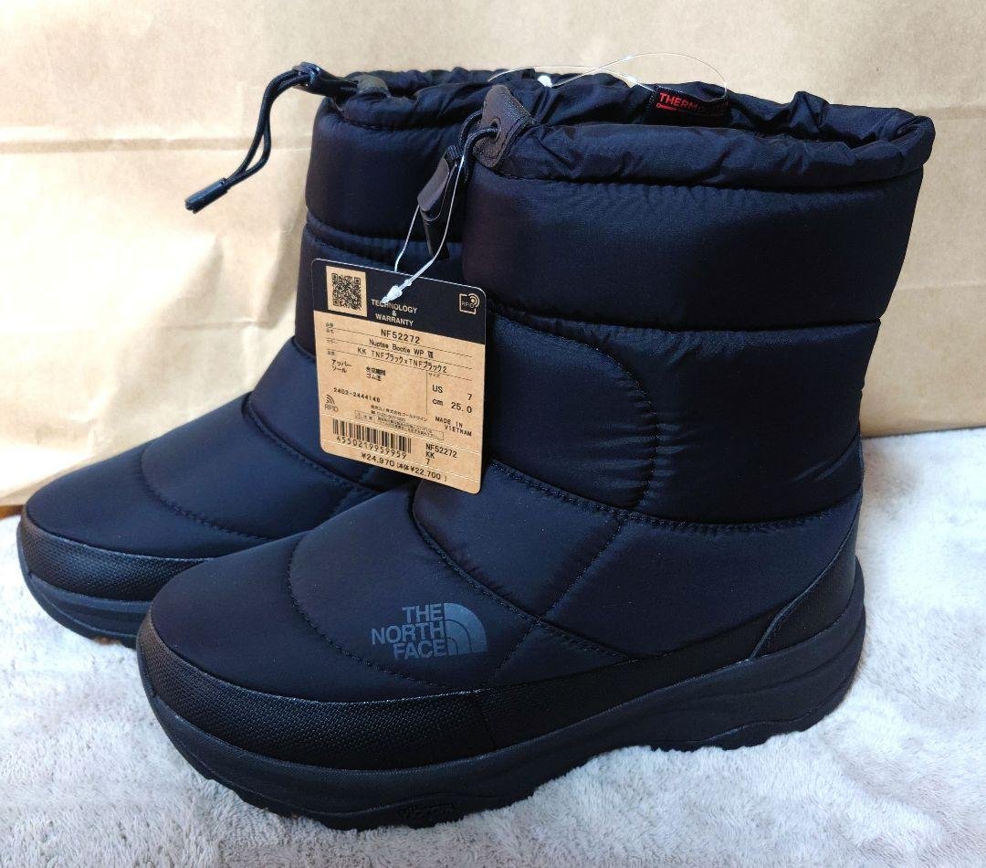 THE NORTH FACE ヌプシブーティー ウォータープルーフ 防寒 25㌢ ザ ノースフェイス ヌプシ ブーティ ウォータープルーフ VII THE NORTH