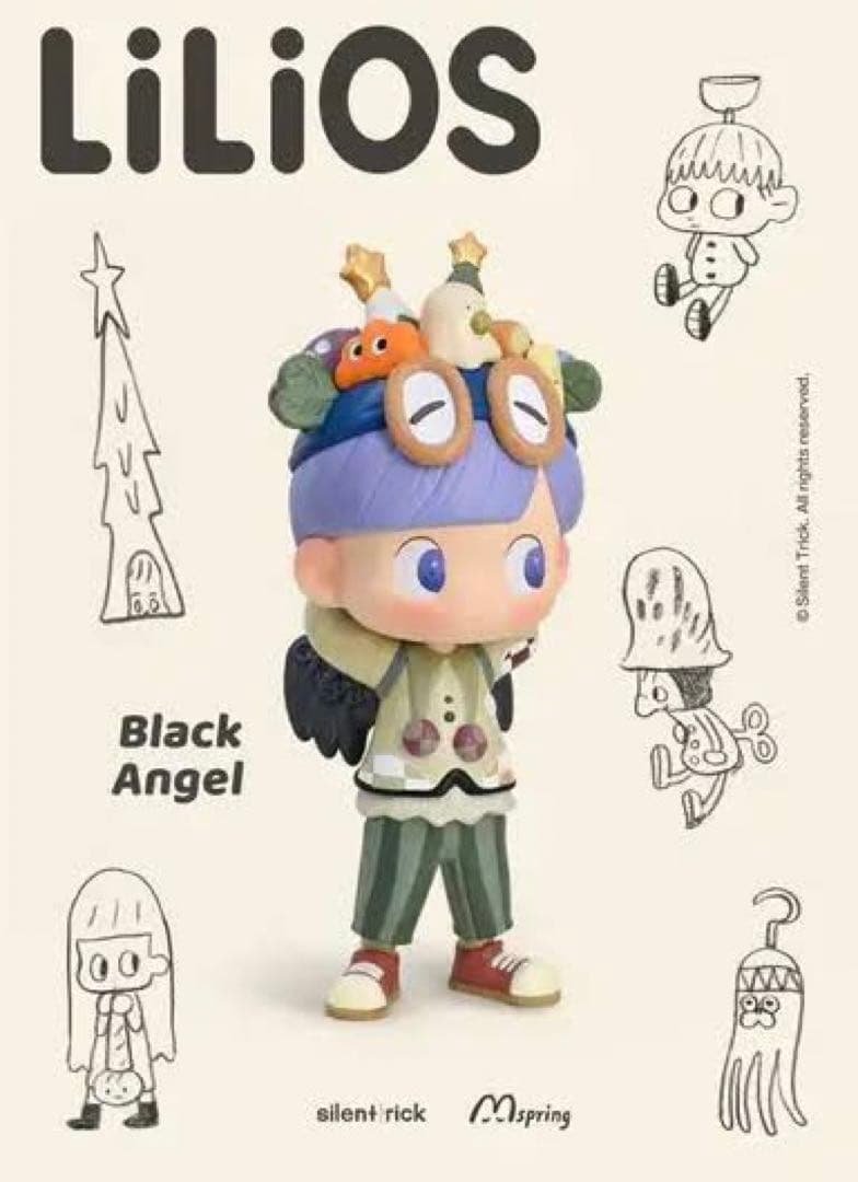 【開封済・未使用】POPMART LiliOS Black Angel Amazon.co.jp: POP MART Zsiga Take It Slow シリーズ 【1ピース