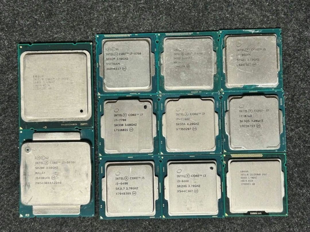 i7 7700Kやi5 9600Kなど12個のCPUセット　i7 i5 i3 Intel Core i7-7700K Review | PC Gamer