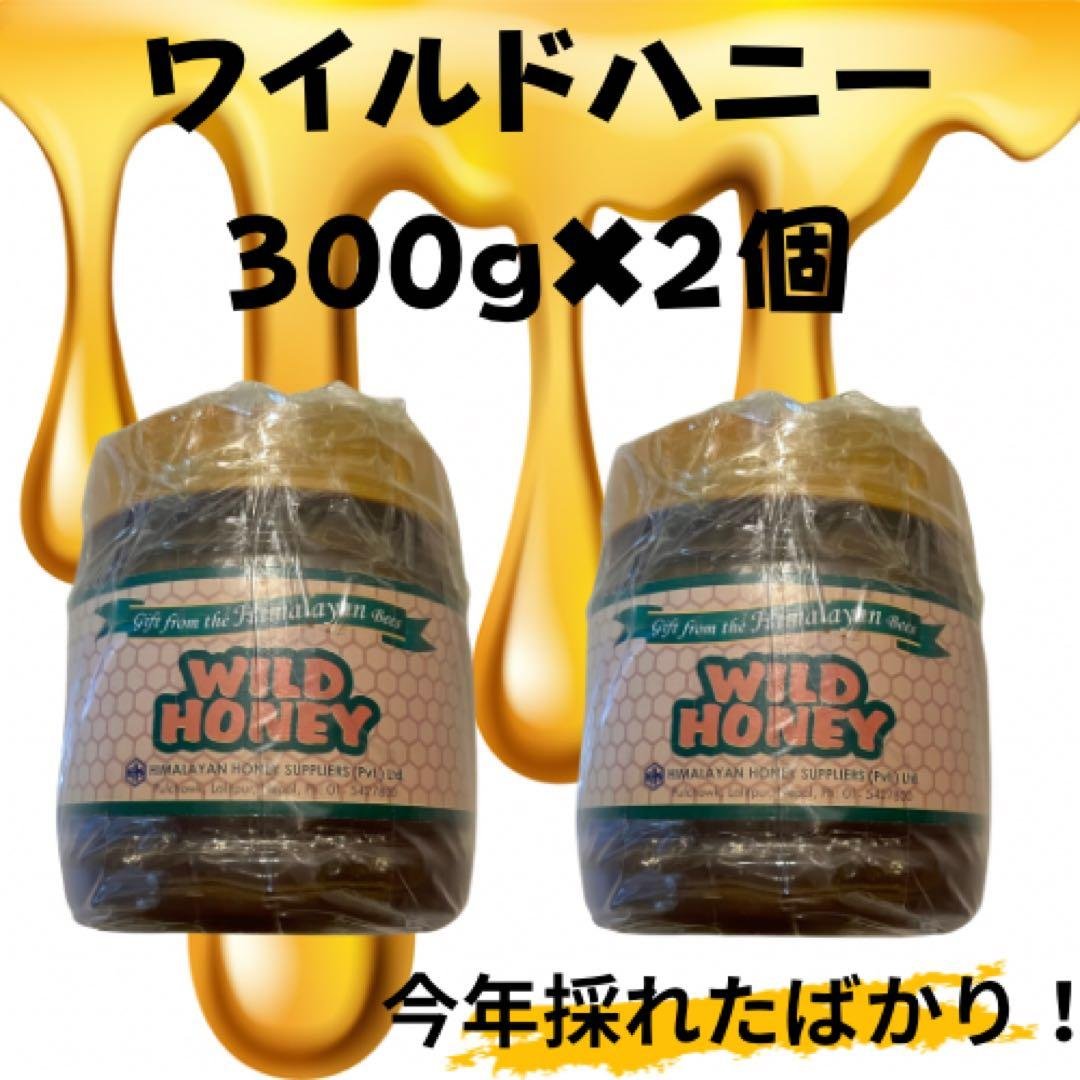 ネパール政府公認取扱店購入】ワイルドハニー 300g×2個 ヒマラヤ産