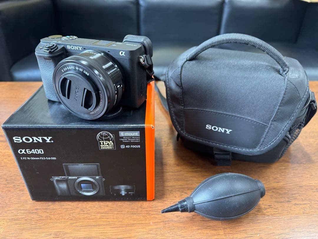 トアンSONY α6400 ILCE-6400L Bミラーレス一眼+付属品 SONY（ソニー） ミラーレス 一眼レフ カメラ α6400 ILCE-6400Y ダブル
