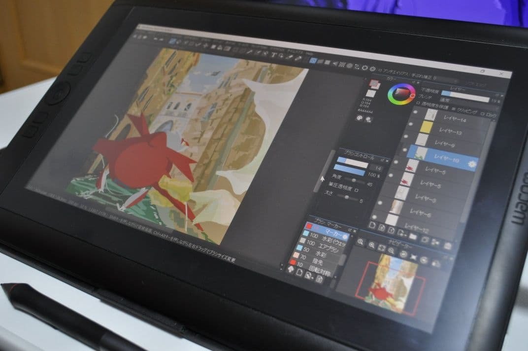 あめ　Wacom Cintiq 13HD 液晶ペンタブレット Wacom CINTIQ 13HD DTK-1300/K0 Creative Pen Display LCD Tablet