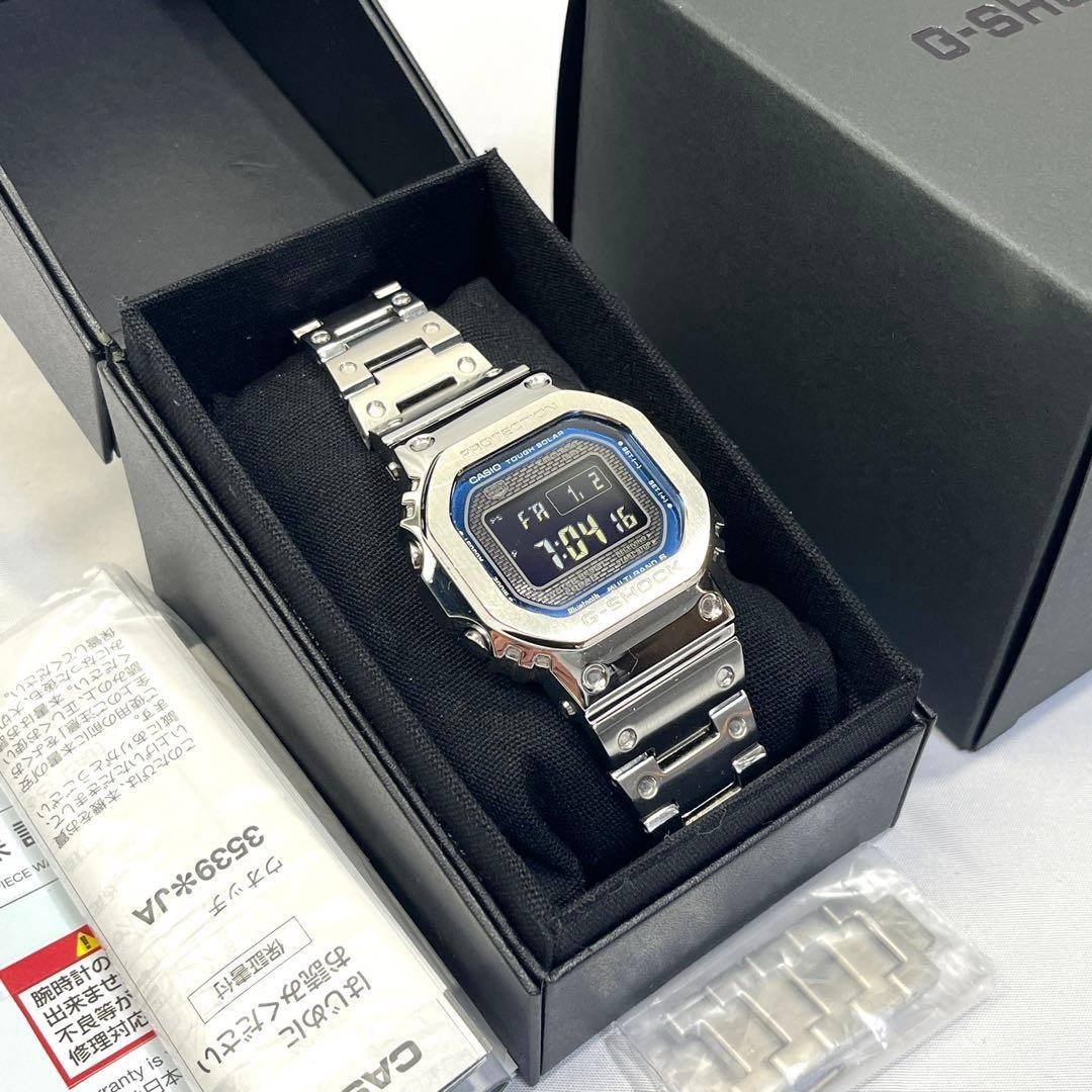 CASIO カシオ G-SHOCK GMW-B5000D-2JF 腕時計 カシオ Gショック GMW-B5000D-2JF フルメタル ブルー G-SHOCK CASIO